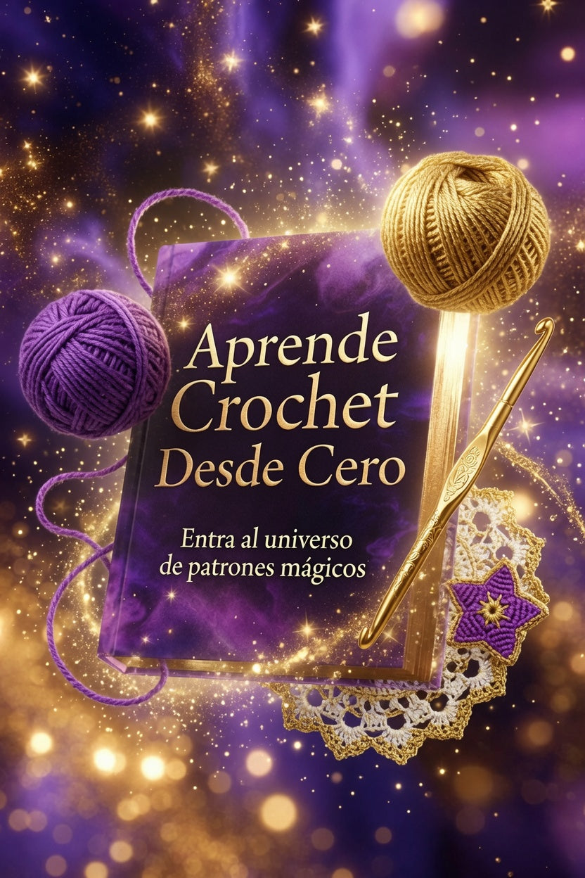 Aprende Crochet Desde Cero: Entra al universo de patrones mágicos